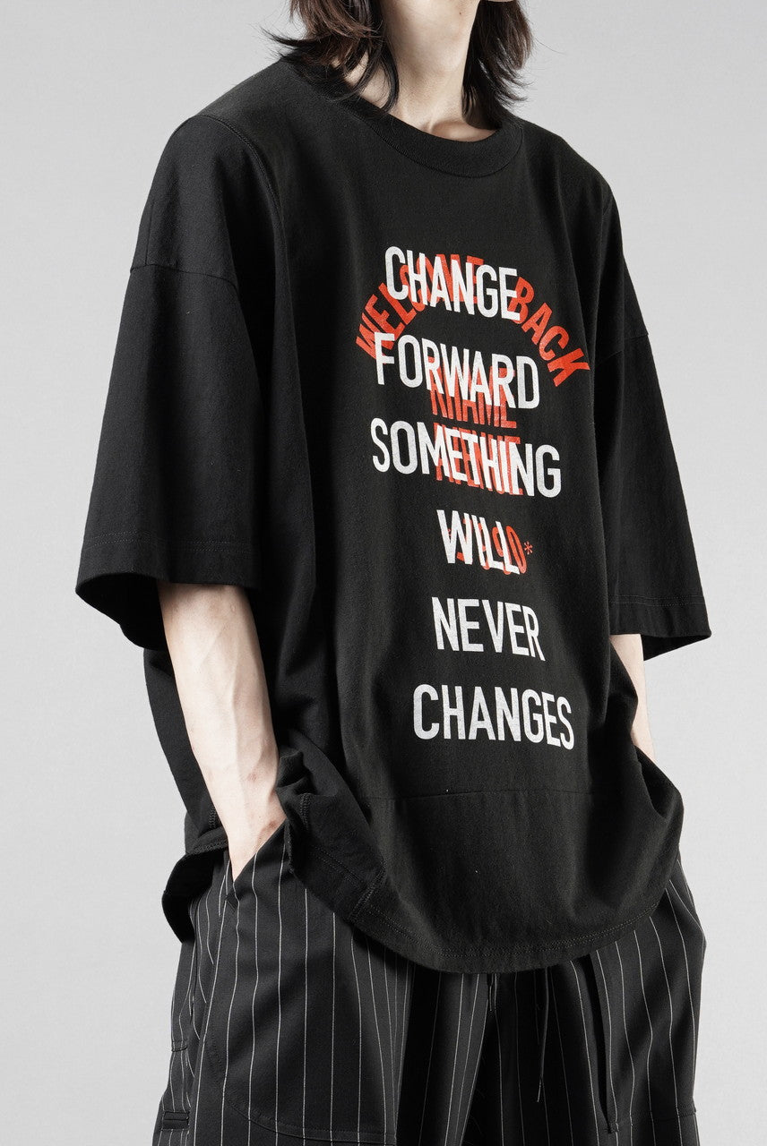 Load image into Gallery viewer, CHANGES exclusive VINTAGE REMAKE SHORT SLEEVE TEE (BLACK #B)