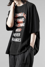 Load image into Gallery viewer, CHANGES exclusive VINTAGE REMAKE SHORT SLEEVE TEE (BLACK #B)