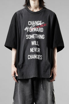 Load image into Gallery viewer, CHANGES exclusive VINTAGE REMAKE SHORT SLEEVE TEE (BLACK #A)