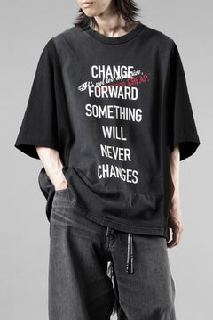 Load image into Gallery viewer, CHANGES exclusive VINTAGE REMAKE SHORT SLEEVE TEE (BLACK #A)