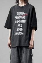 Load image into Gallery viewer, CHANGES exclusive VINTAGE REMAKE SHORT SLEEVE TEE (BLACK #A)