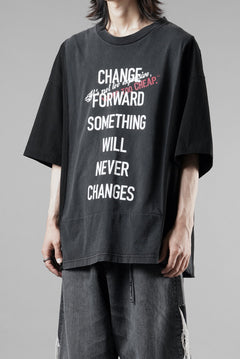 Load image into Gallery viewer, CHANGES exclusive VINTAGE REMAKE SHORT SLEEVE TEE (BLACK #A)