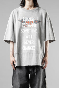 画像をギャラリービューアに読み込む, CHANGES exclusive VINTAGE REMAKE SHORT SLEEVE TEE (GREY #A)