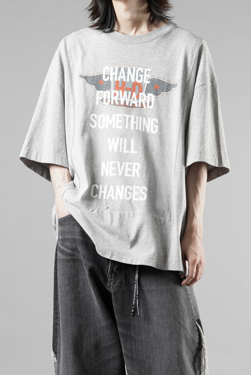 画像をギャラリービューアに読み込む, CHANGES exclusive VINTAGE REMAKE SHORT SLEEVE TEE (GREY #A)
