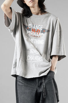 画像をギャラリービューアに読み込む, CHANGES exclusive VINTAGE REMAKE SHORT SLEEVE TEE (GREY #A)