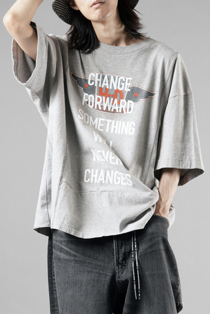 画像をギャラリービューアに読み込む, CHANGES exclusive VINTAGE REMAKE SHORT SLEEVE TEE (GREY #A)