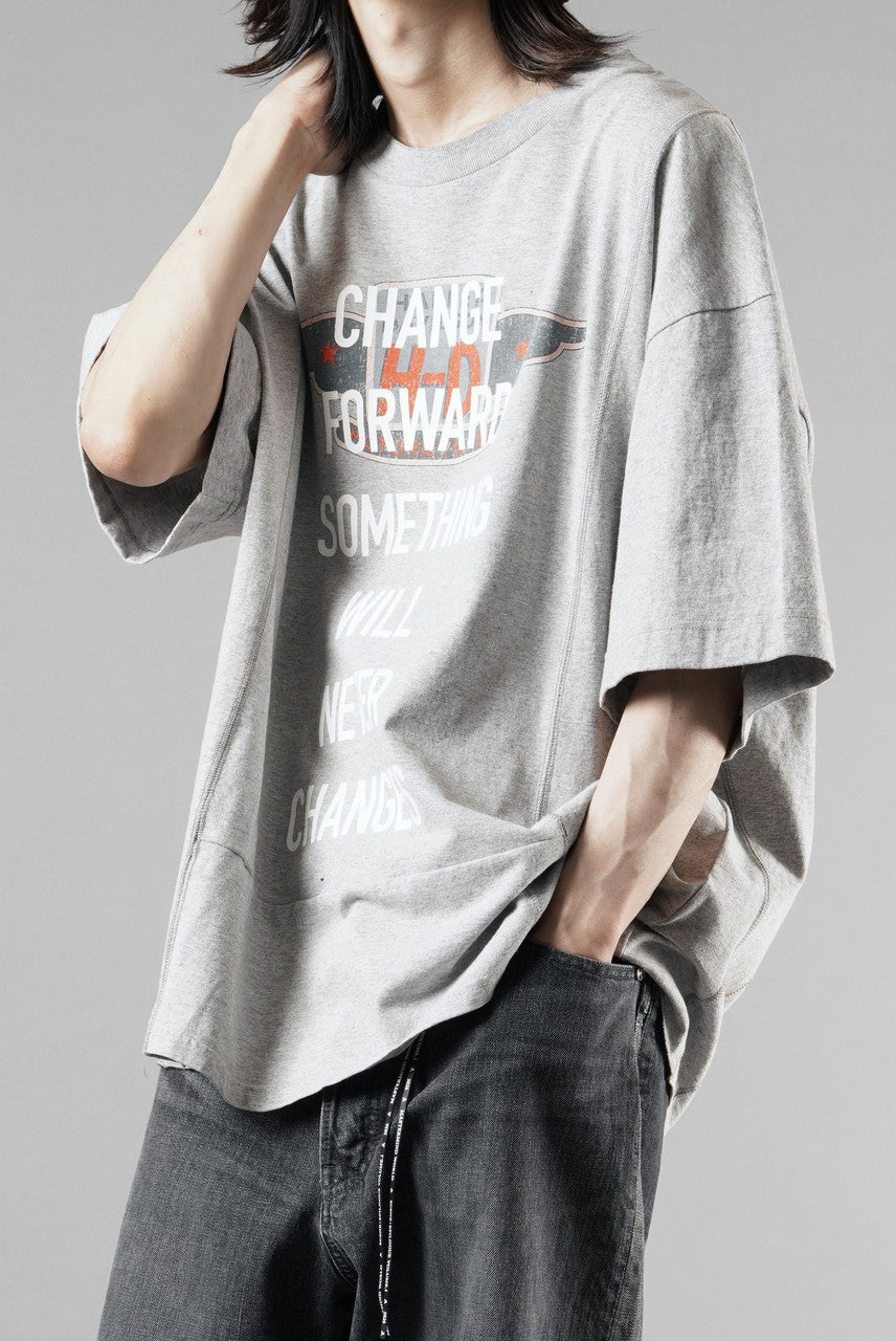 画像をギャラリービューアに読み込む, CHANGES exclusive VINTAGE REMAKE SHORT SLEEVE TEE (GREY #A)