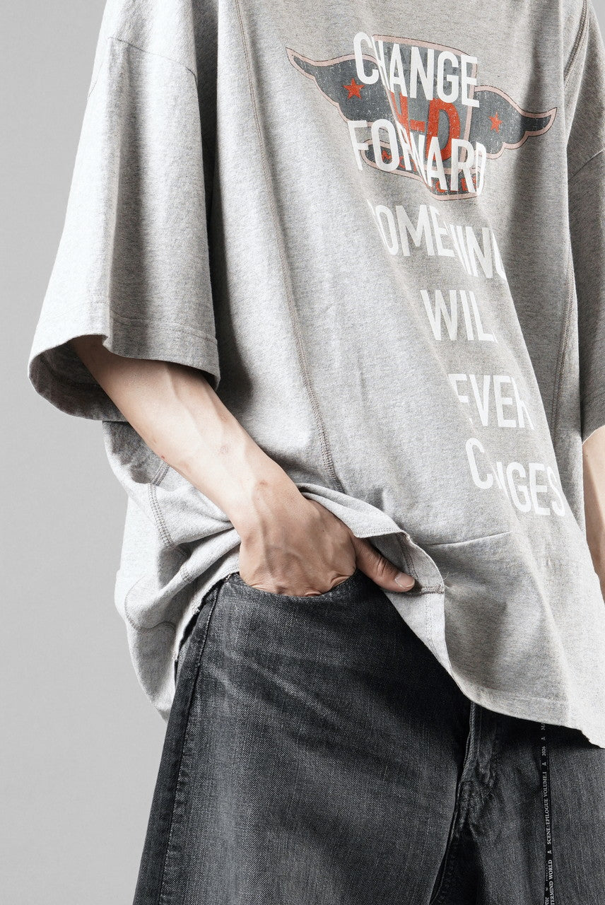 画像をギャラリービューアに読み込む, CHANGES exclusive VINTAGE REMAKE SHORT SLEEVE TEE (GREY #A)