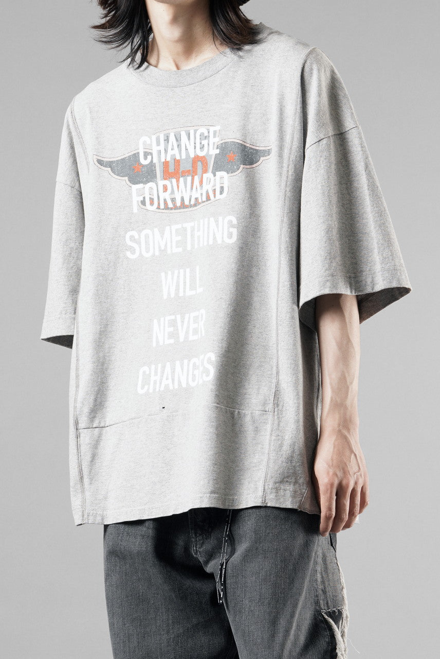 画像をギャラリービューアに読み込む, CHANGES exclusive VINTAGE REMAKE SHORT SLEEVE TEE (GREY #A)