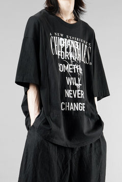 Load image into Gallery viewer, CHANGES exclusive VINTAGE REMAKE SHORT SLEEVE TEE (BLACK #D)