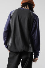 画像をギャラリービューアに読み込む, CHANGES VINTAGE REMAKE RAGLAN LONG SLEEVE &amp; HEM CODE TOP (MULTI #B)