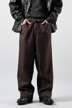 画像をギャラリービューアに読み込む, CHANGES REMAKE CUSTOM STITCH TROUSERS (BROWN)