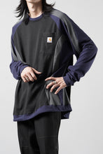 画像をギャラリービューアに読み込む, CHANGES VINTAGE REMAKE RAGLAN LONG SLEEVE &amp; HEM CODE TOP (MULTI #B)