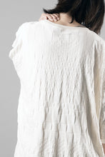 画像をギャラリービューアに読み込む, A.F ARTEFACT GRADIENT PLAID PATTERN DOLMAN TEE (CREAM)
