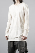 画像をギャラリービューアに読み込む, A.F ARTEFACT DEFORMED STRIPE PATTERN LONG SLEEVE TOPS (CREAM)