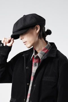 画像をギャラリービューアに読み込む, BROWN'S BEACH BBJ-032 WORKER CASQUETTE (BLACK)