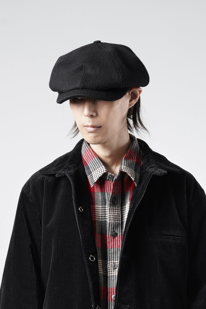 画像をギャラリービューアに読み込む, BROWN'S BEACH BBJ-032 WORKER CASQUETTE (BLACK)