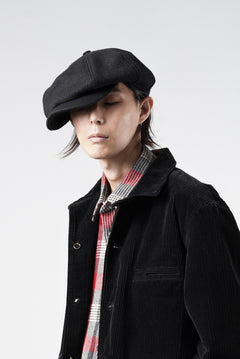 画像をギャラリービューアに読み込む, BROWN'S BEACH BBJ-032 WORKER CASQUETTE (BLACK)