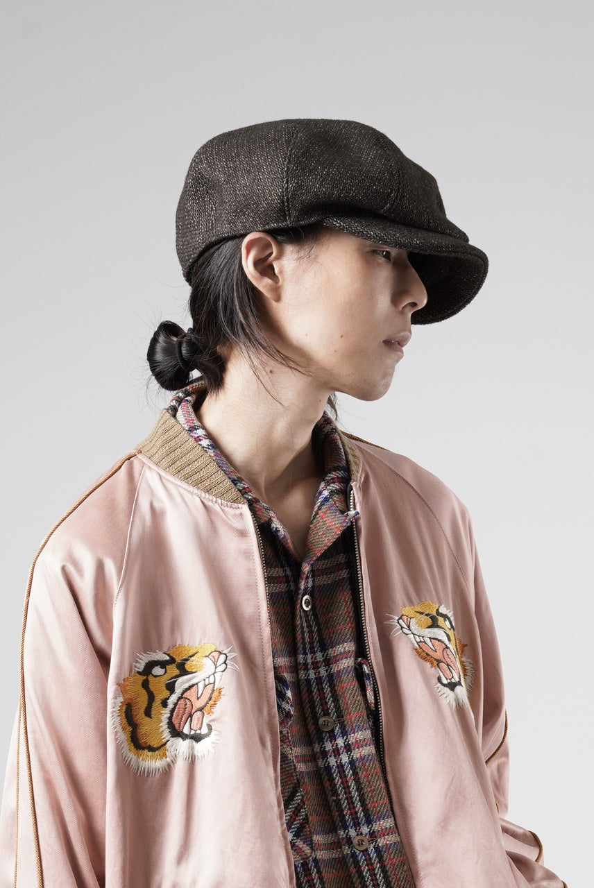 画像をギャラリービューアに読み込む, BROWN'S BEACH BBJ-032 WORKER CASQUETTE (OXFORD GREY)