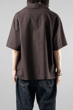 画像をギャラリービューアに読み込む, entire studios SS OPEN COLLAR SHIRT (BRUNETTE)