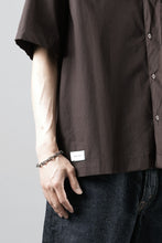 画像をギャラリービューアに読み込む, entire studios SS OPEN COLLAR SHIRT (BRUNETTE)