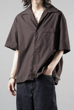 画像をギャラリービューアに読み込む, entire studios SS OPEN COLLAR SHIRT (BRUNETTE)
