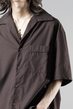 画像をギャラリービューアに読み込む, entire studios SS OPEN COLLAR SHIRT (BRUNETTE)