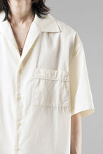 画像をギャラリービューアに読み込む, entire studios SS OPEN COLLAR SHIRT (OFF WHITE)
