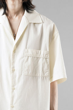 画像をギャラリービューアに読み込む, entire studios SS OPEN COLLAR SHIRT (OFF WHITE)