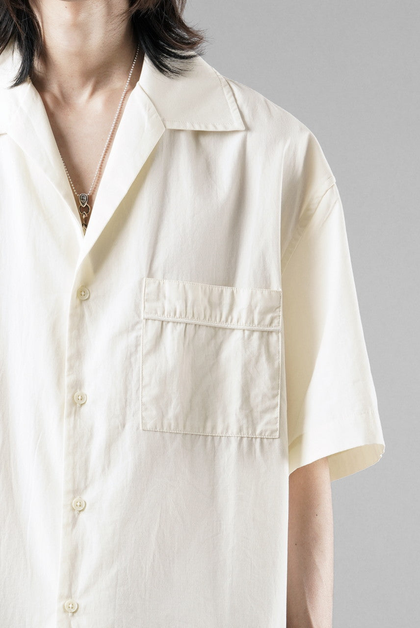 画像をギャラリービューアに読み込む, entire studios SS OPEN COLLAR SHIRT (OFF WHITE)