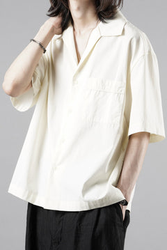 画像をギャラリービューアに読み込む, entire studios SS OPEN COLLAR SHIRT (OFF WHITE)
