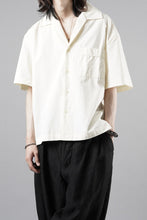 画像をギャラリービューアに読み込む, entire studios SS OPEN COLLAR SHIRT (OFF WHITE)