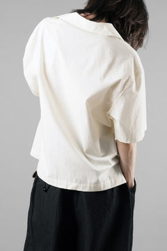画像をギャラリービューアに読み込む, entire studios SS OPEN COLLAR SHIRT (OFF WHITE)