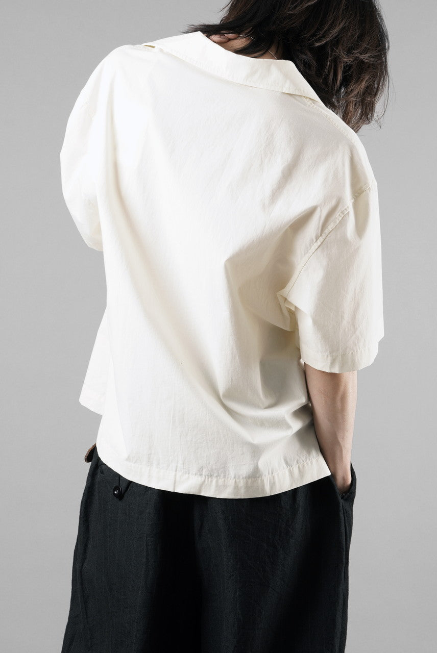 画像をギャラリービューアに読み込む, entire studios SS OPEN COLLAR SHIRT (OFF WHITE)