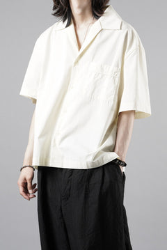 画像をギャラリービューアに読み込む, entire studios SS OPEN COLLAR SHIRT (OFF WHITE)