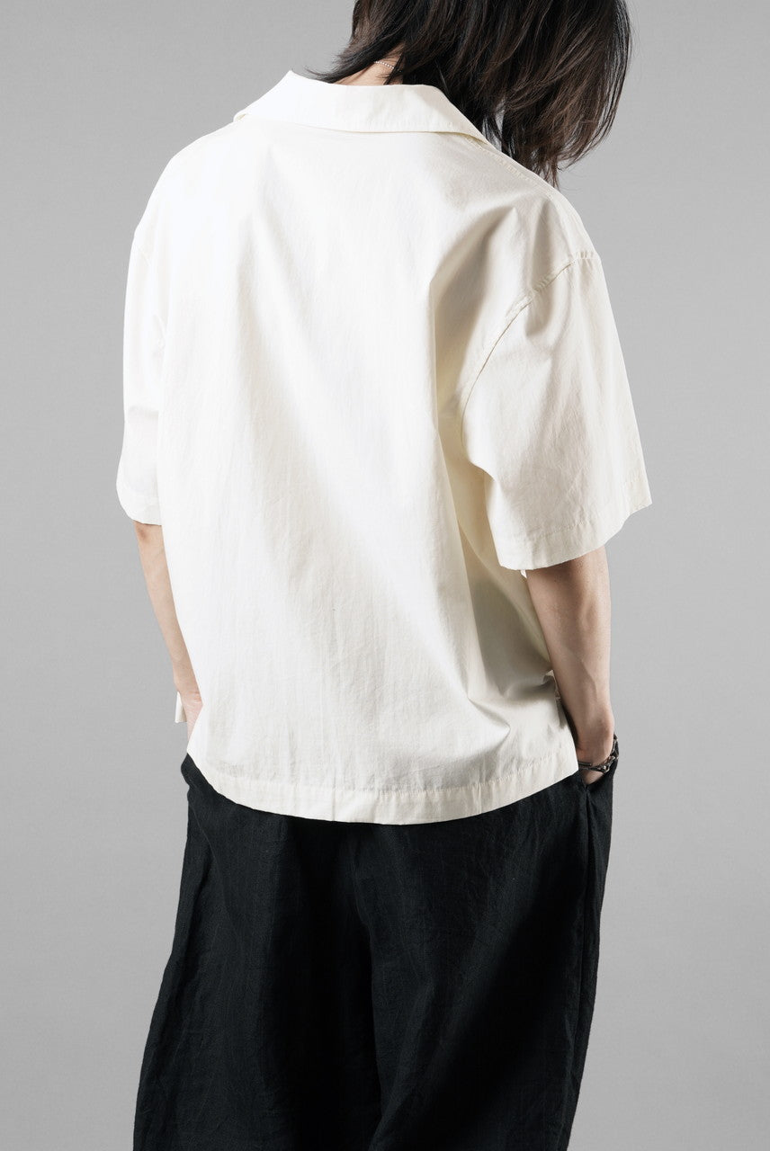 画像をギャラリービューアに読み込む, entire studios SS OPEN COLLAR SHIRT (OFF WHITE)