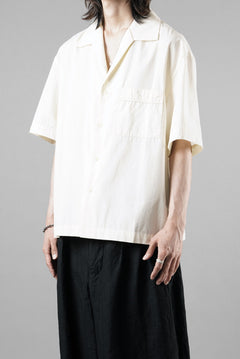 画像をギャラリービューアに読み込む, entire studios SS OPEN COLLAR SHIRT (OFF WHITE)