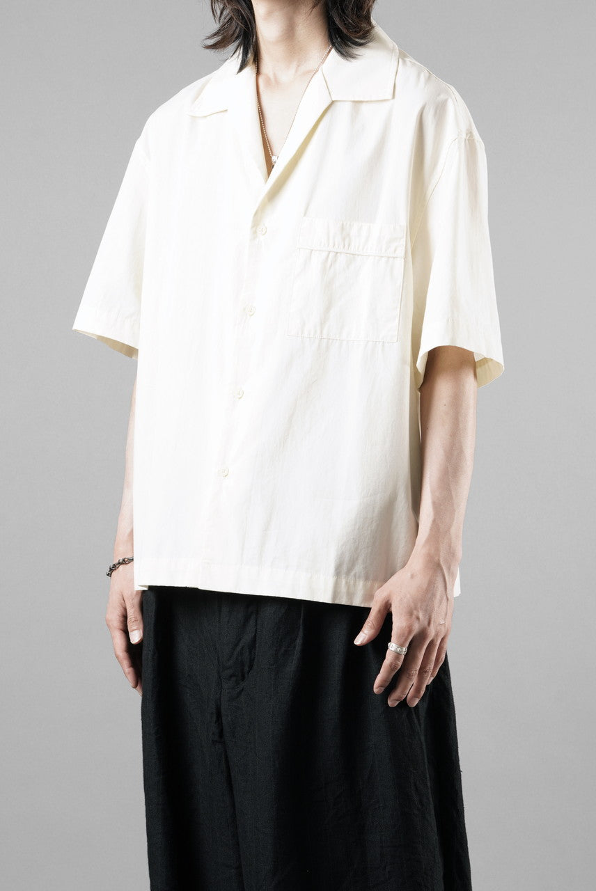 画像をギャラリービューアに読み込む, entire studios SS OPEN COLLAR SHIRT (OFF WHITE)