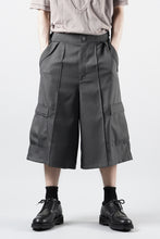画像をギャラリービューアに読み込む, F/CE. TWIST POLYESTER WIDE SHORTS (GREY)