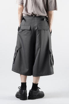 画像をギャラリービューアに読み込む, F/CE. TWIST POLYESTER WIDE SHORTS (GREY)