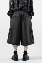 画像をギャラリービューアに読み込む, F/CE. TWIST POLYESTER WIDE SHORTS (BLACK)