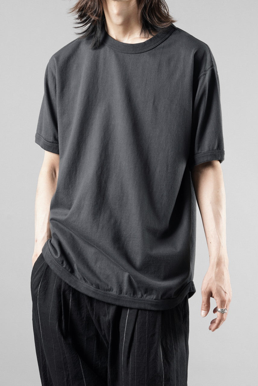 Load image into Gallery viewer, FULLCOUNT FLAT SEAM HEAVY WEIGHT S/S T SHIRT / ORIGINAL 30/2 TIGH TENSION JERSEY (INK BLACK)