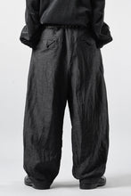 画像をギャラリービューアに読み込む, KLASICA "GL GOSSE-NN" RE DESIGNED BARREL TROUSERS / "NANAKO" WOVEN OXFORD (GREY)