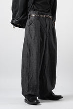 画像をギャラリービューアに読み込む, KLASICA "GL GOSSE-NN" RE DESIGNED BARREL TROUSERS / "NANAKO" WOVEN OXFORD (GREY)