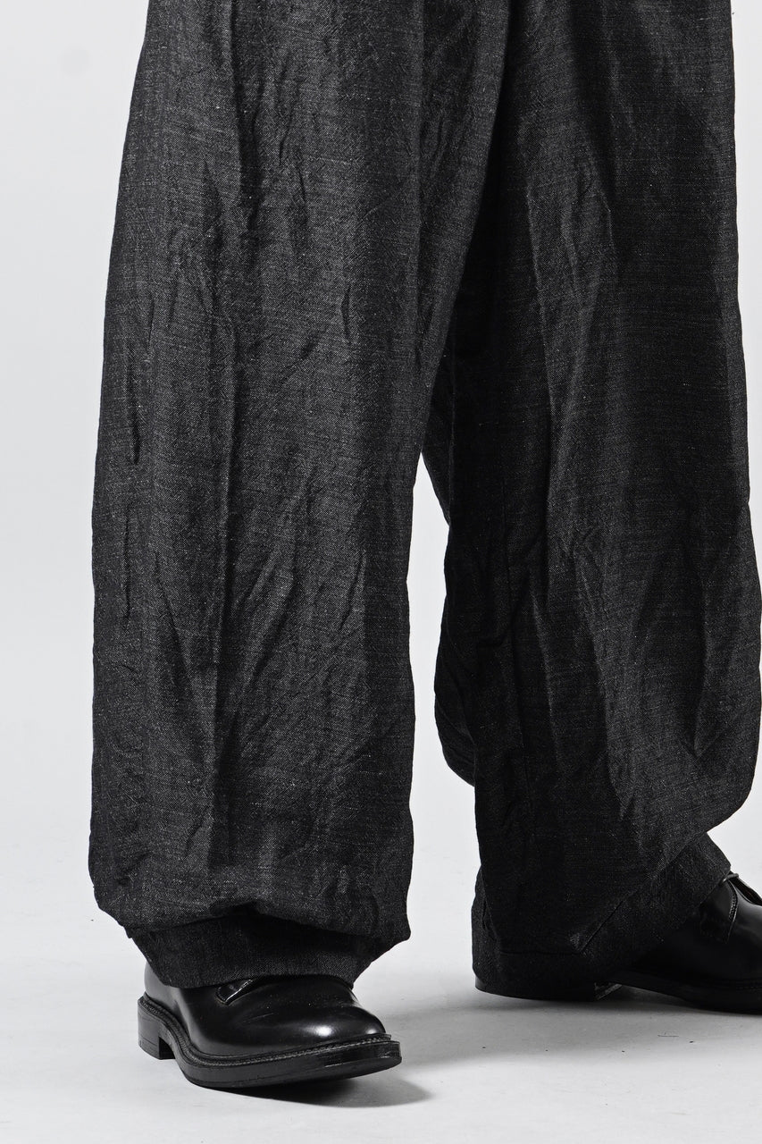 画像をギャラリービューアに読み込む, KLASICA "GL GOSSE-NN" RE DESIGNED BARREL TROUSERS / "NANAKO" WOVEN OXFORD (GREY)