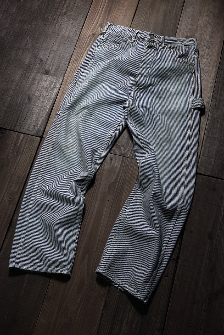 画像をギャラリービューアに読み込む, FULLCOUNT x N/07 x LOOM exclusive STRAIGHT PAINTER TROUSERS (HICKORY STRIPE)