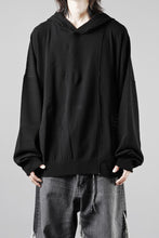 Load image into Gallery viewer, ISABEL BENENATO Viscose Knit Patch Hoodie (BLACK)