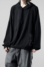 Load image into Gallery viewer, ISABEL BENENATO Viscose Knit Patch Hoodie (BLACK)