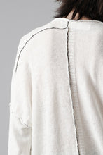 画像をギャラリービューアに読み込む, ISABEL BENENATO Linen Crew-Neck Sweater (WHITE)