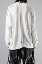 画像をギャラリービューアに読み込む, ISABEL BENENATO Linen Crew-Neck Sweater (WHITE)